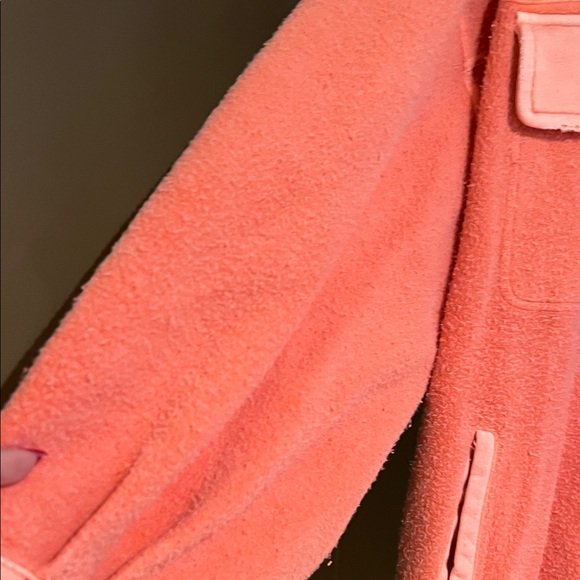 Free People Ruby Shacket in Scarlet Ibis Sz L Brand New - Picture 10 of 10